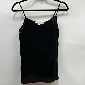 Boden Black silk Women's Camisole Top size 8 strappy sleeveless tank top